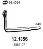FIAT 5967107 Exhaust Pipe